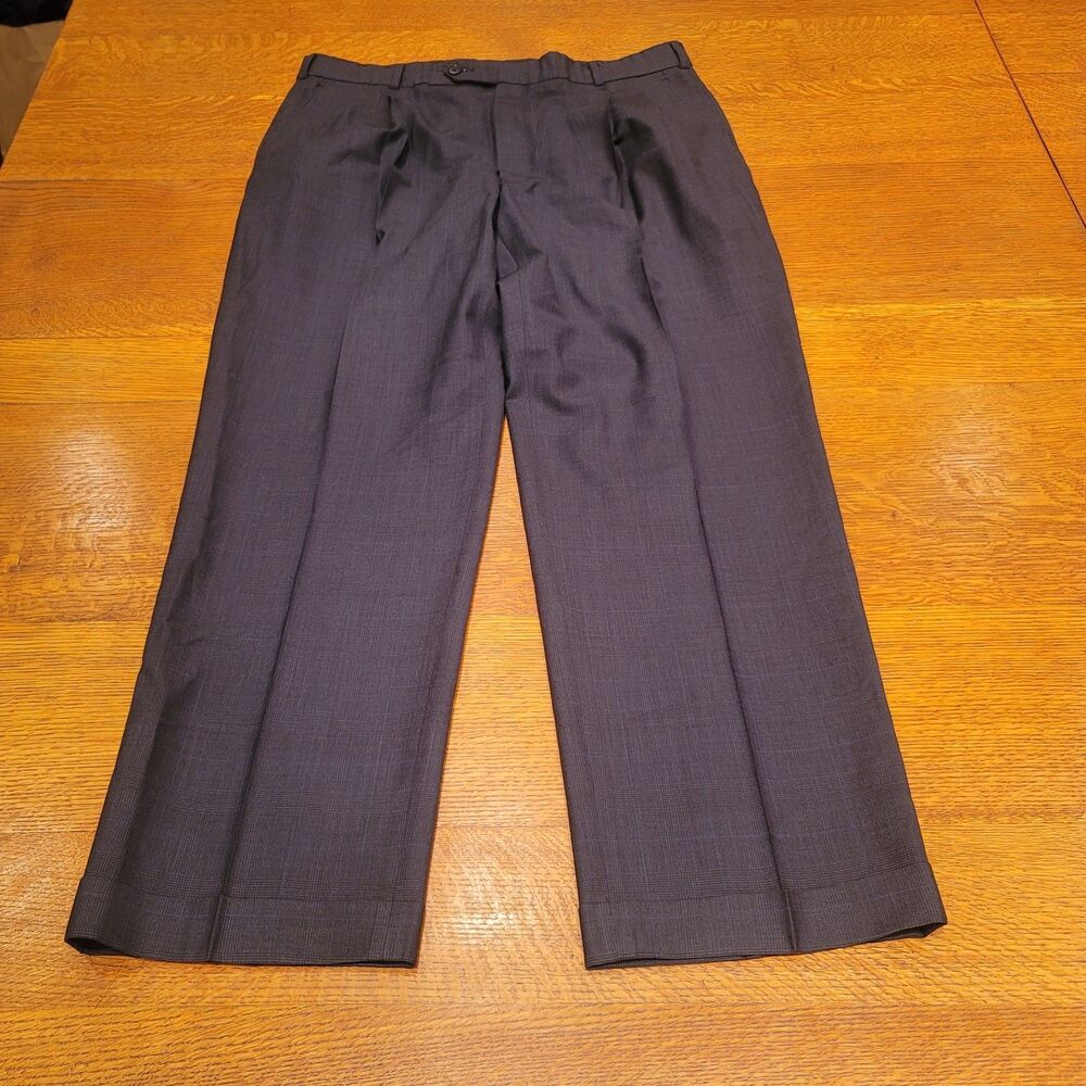 Brooks Brothers Wool Stretch Dress Pants Gray 38x31